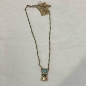 1-3 Nine West vintage America brass tone necklace short dainty NEW